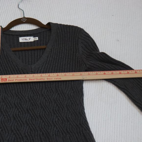 Eliza J cable knit sweater dress fit and flare size Small - Picture 3 of 4